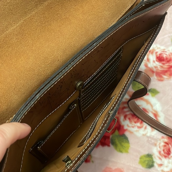 Patricia Nash | Bags | Patricia Nash Signature Map Riot Rust Flap ...